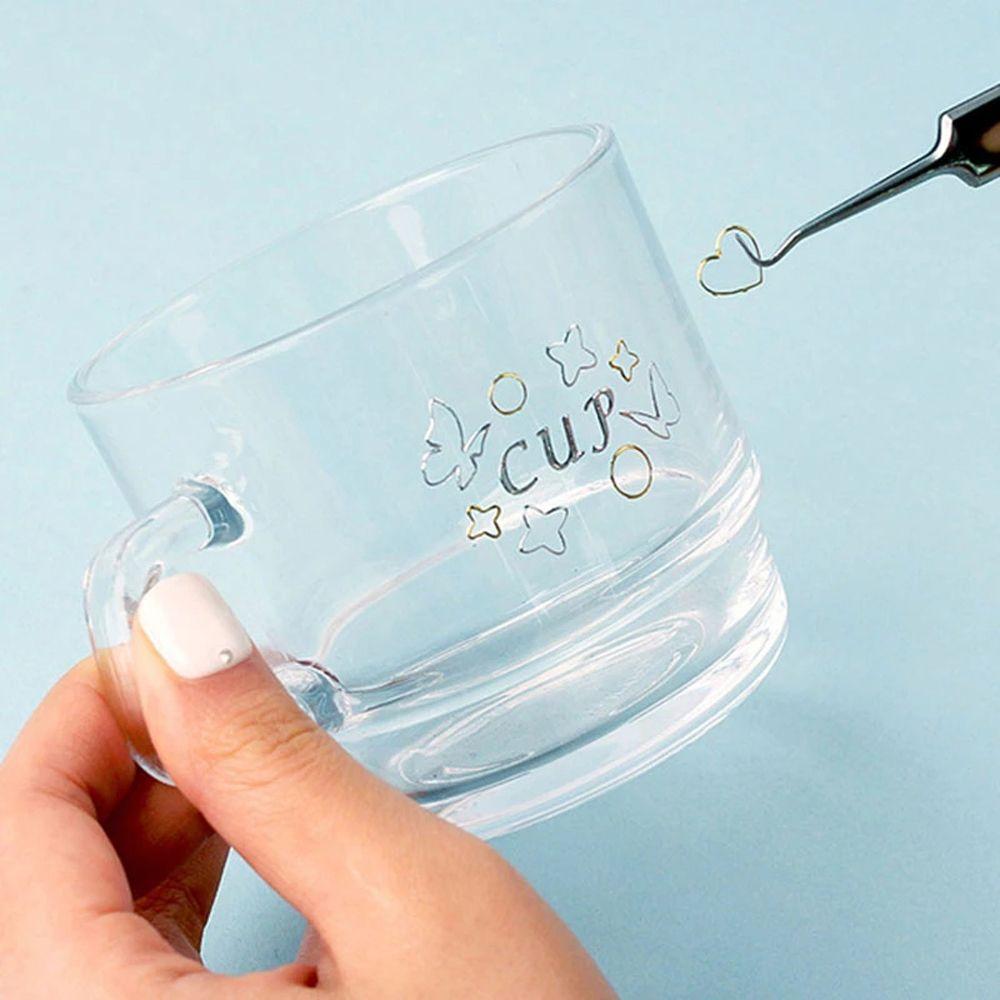 Decoration Stickers Transparent Bronzing Stickers Stars Moon Fantasy Series PVC Laser Stickers