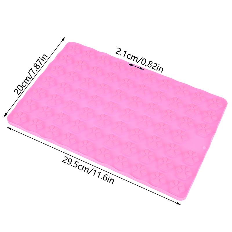 1Pc 69Cavity Silicone Dog Cat Paw Print Treat Molds Mini Gummy Candy Molds