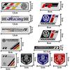 Hub Caps 1Pcs For Volkswagen GTI R-Line R Polo Golf Passat Scirocco Jetta Beetle T39 Tiguan Arteon Car Styling Aluminum Alloy Badge