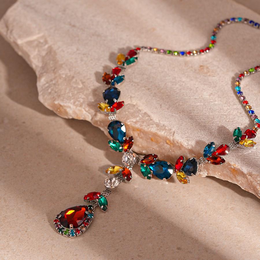 Роскошный комплект из европейских и американских бриллиантовых подвесок и серег - элегантные универсальные ювелирные изделия