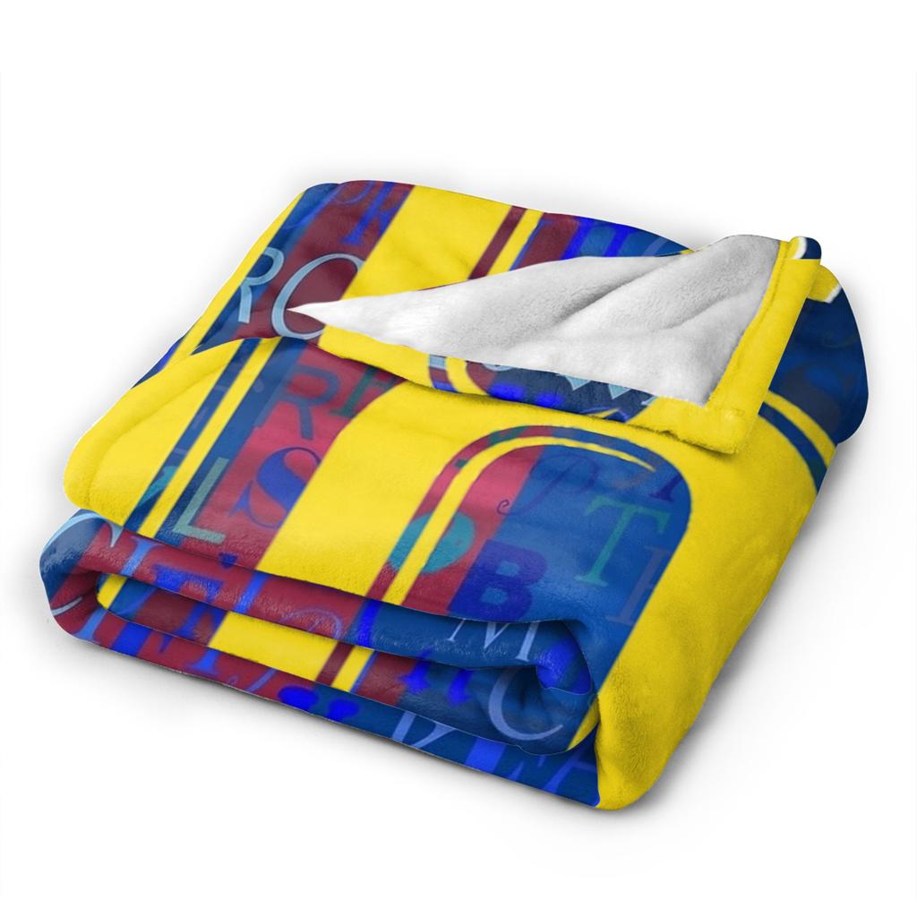 Argentina Number 10 Football Soccer Flannel Blanket Messied Awesome Throw Blanket for Home Hotel Sofa 150*125cm Bedspread