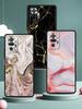 Vintage Marble Phone Case Cover for Redmi 14C 10C Note 15 14 13 12 10 11 K40 Pro Plus 5G Soft TPU Shockproof Shell Fundas Capas