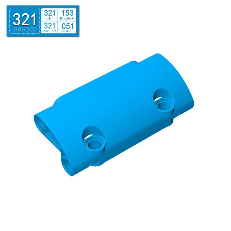 BRICKE Brick 7x3 Technic Panel - Compatible with Lego 24119, Ideal for Educational DIY Projects