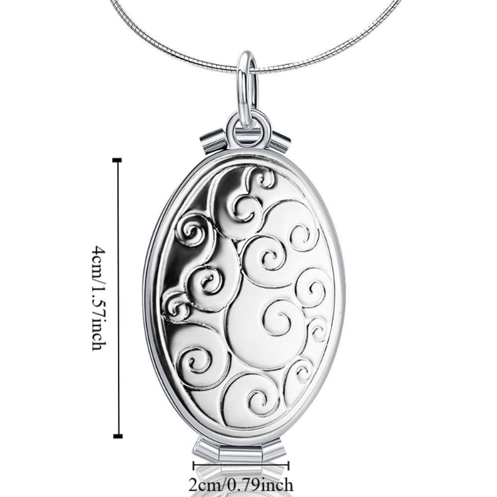 Chain 4 Photo Pendant Jewelry Memory Floating Locket Necklace Fashion Album Box Necklaces  Women