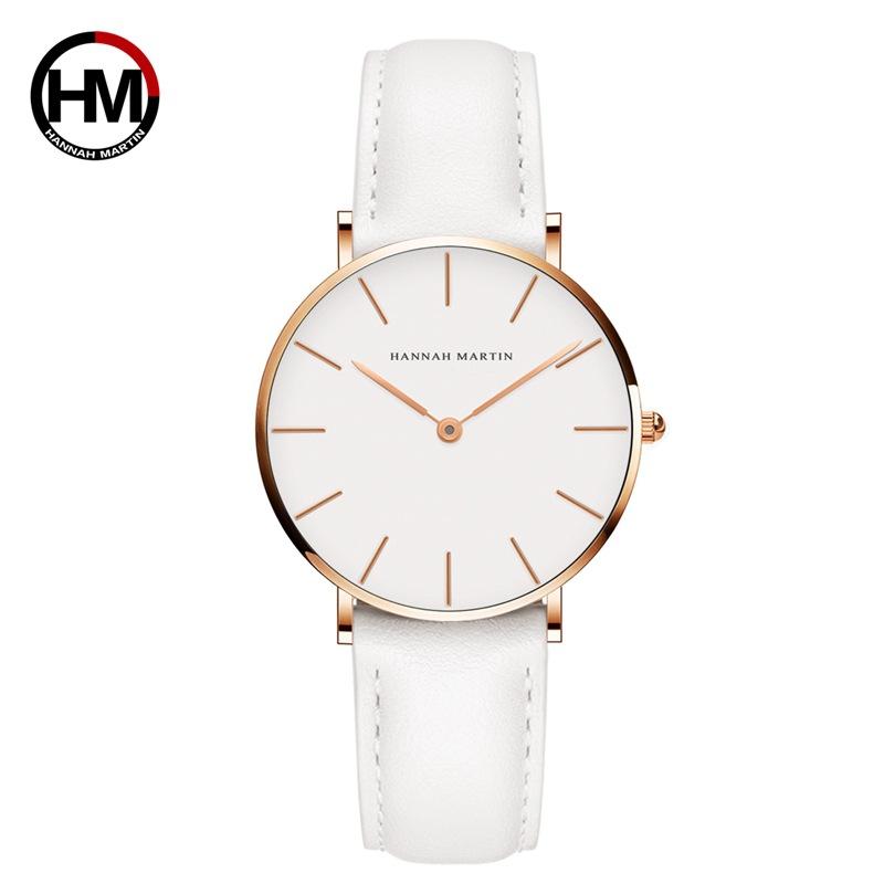 Ladies Watch Waterproof 36mm Dial Design Simple and Versatile Watch