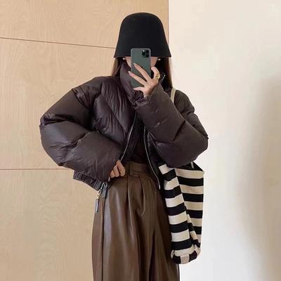 Новый женский пуховик Kendou с воротником-стойкой, зима 2025, новый модный маленький зарубежный стиль, утолщенная куртка-пуховик, тренд