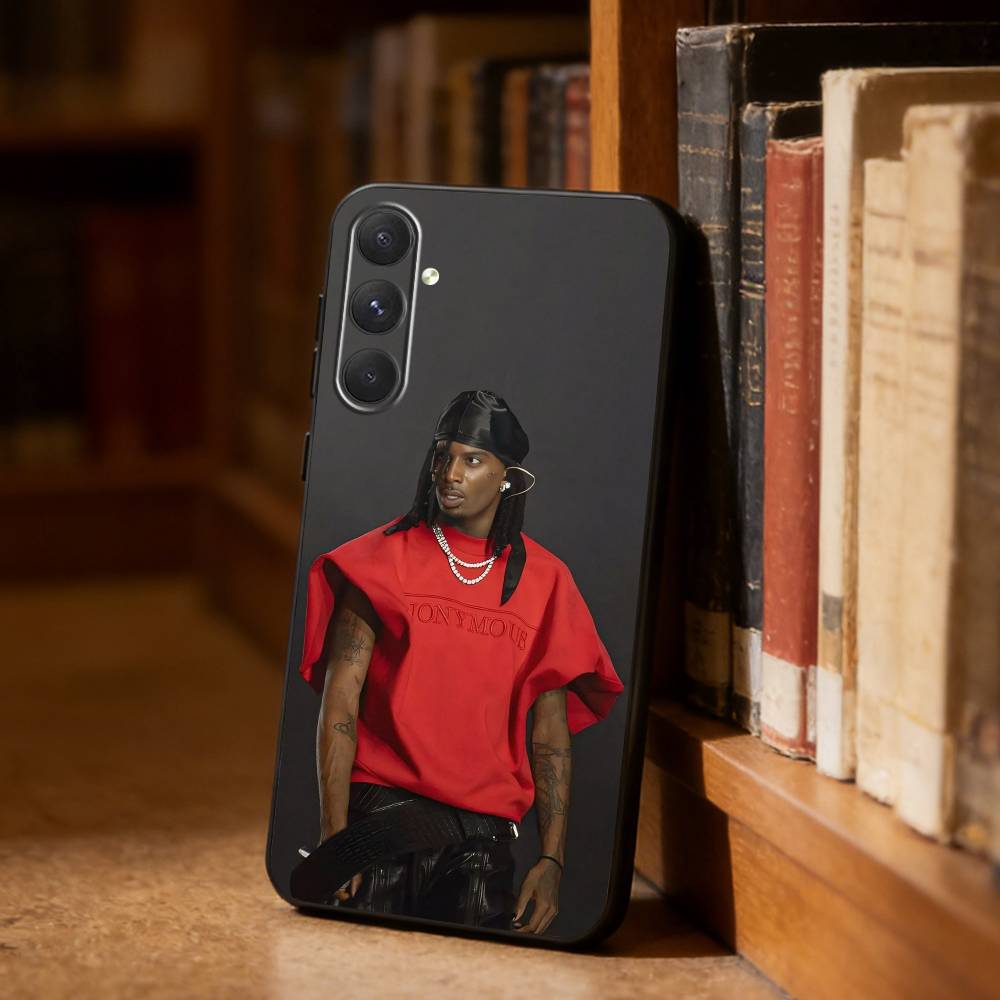 Чехол для телефона Singer P-Playboi C-Carti для Samsung S26,S25,S24,S23,S22,S21,Plus,Fe,Lite,Другие Черный Чехол