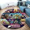 Ковер круглый ковер JoJo's Bizarre Adventure для гостиной, спальни, дивана, игровой комнаты, нескользящий коврик для пола