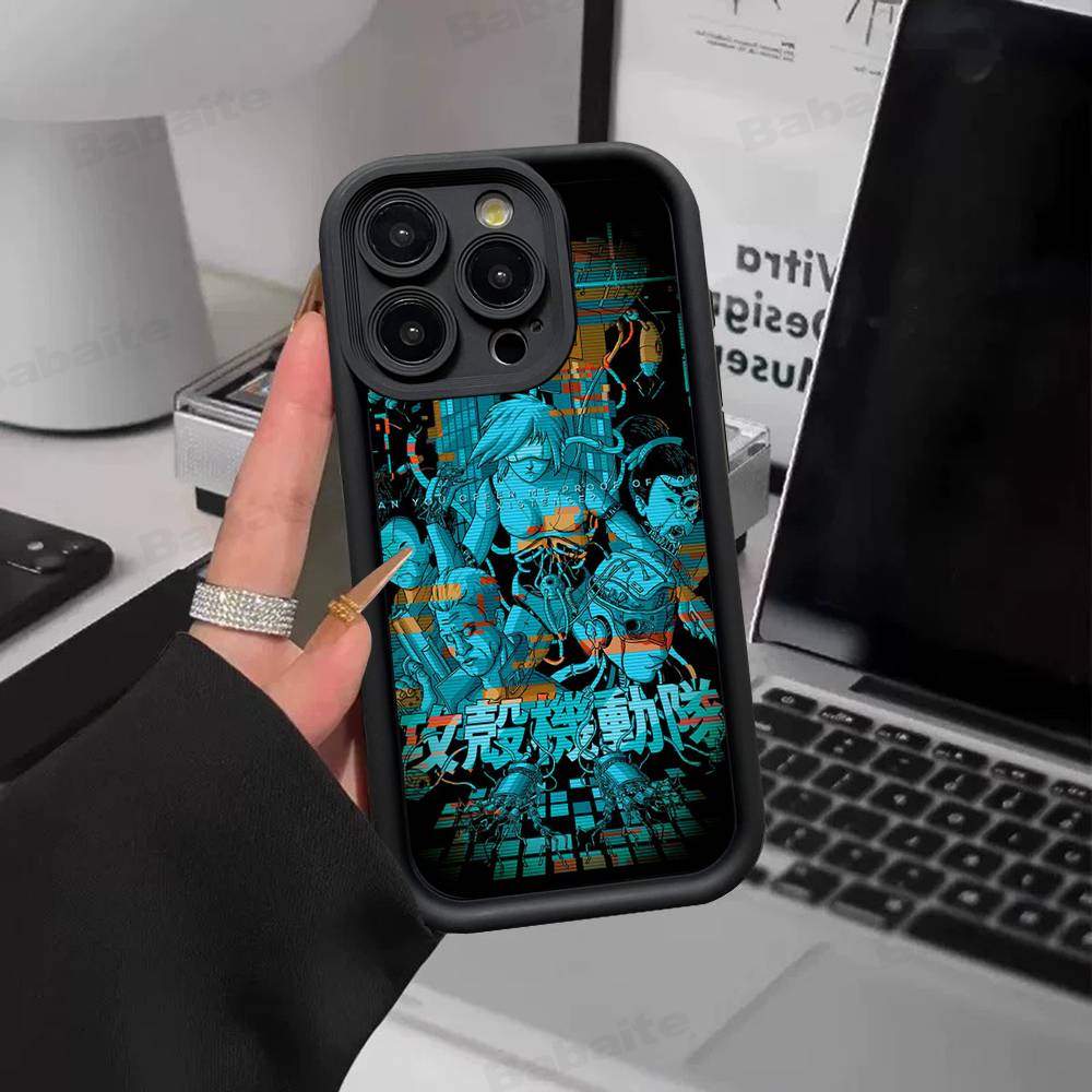 Чехол для телефона Аниме G-ghost In The S-shell для Samsung S26 S25 S24 S23 S22 S21 S20 F06 M16 Note 20 FE Ультрамягкий силиконовый ТПУ чехол