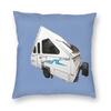 The Avan Aliner Caravan Square Pillowcase Polyester Linen Velvet Pattern Zip Decor Pillow Case Home Cushion Case