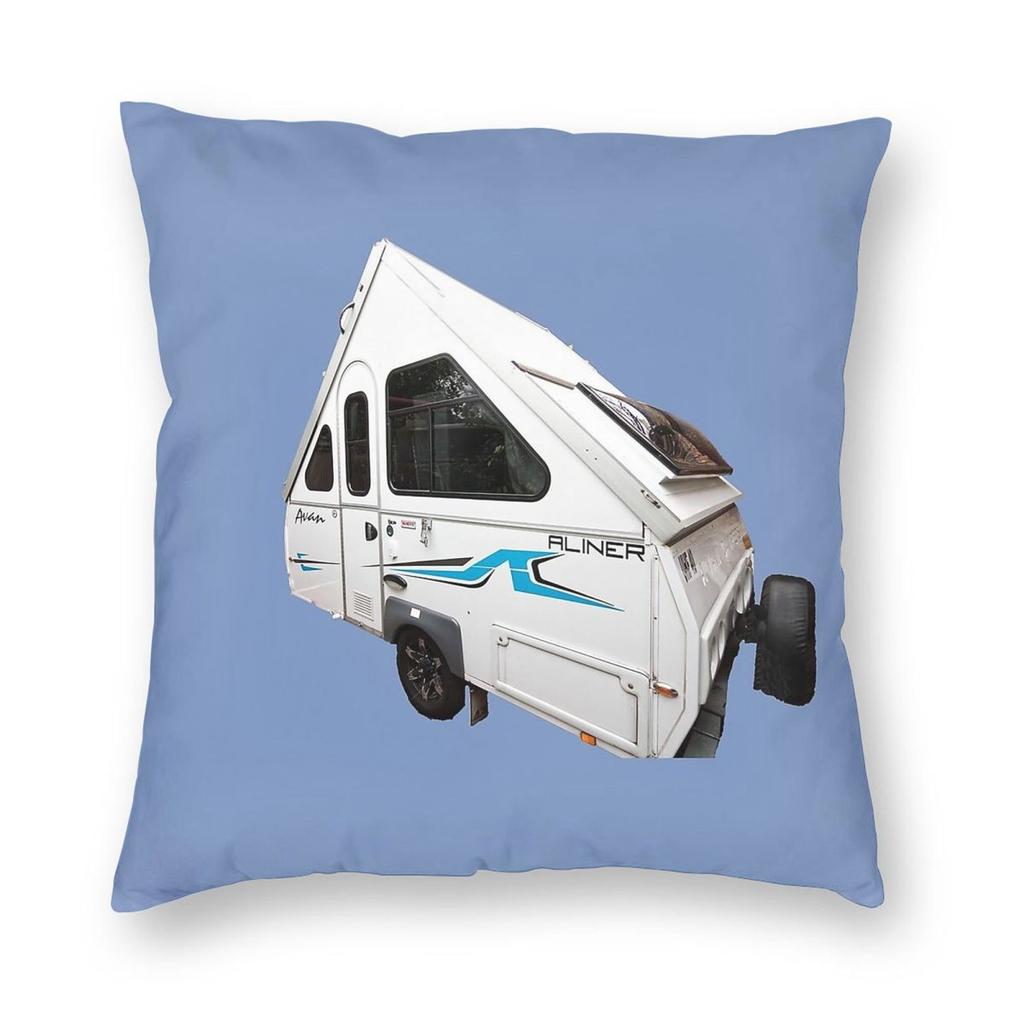 The Avan Aliner Caravan Square Pillowcase Polyester Linen Velvet Pattern Zip Decor Pillow Case Home Cushion Case