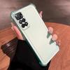Чехол для Xiaomi Redmi Note 11S 4G, 11 4G, полупрозрачный матовый корпус с 4-мя амортизирующими углами, противоударный бампер