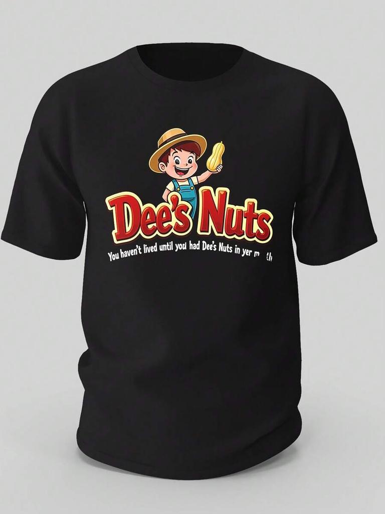 Унисекс футболка с круглым вырезом Dees Nuts