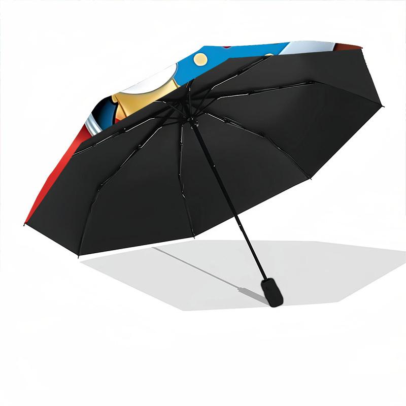 1pc Pinocchio Automatic Umbrella 8-Bone Design Compact Gear for Outdoor Travel,Perfect Gift for Friends' Birthdays yy250813044