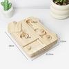 Training Function Parrot Feeding Tray Hanging Pet Food Seek Toy  for Small Pet
