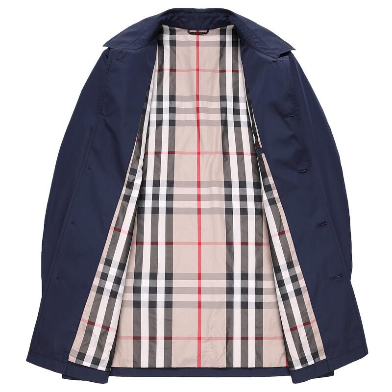 Мужское однобортное тренчкот в стиле business casual