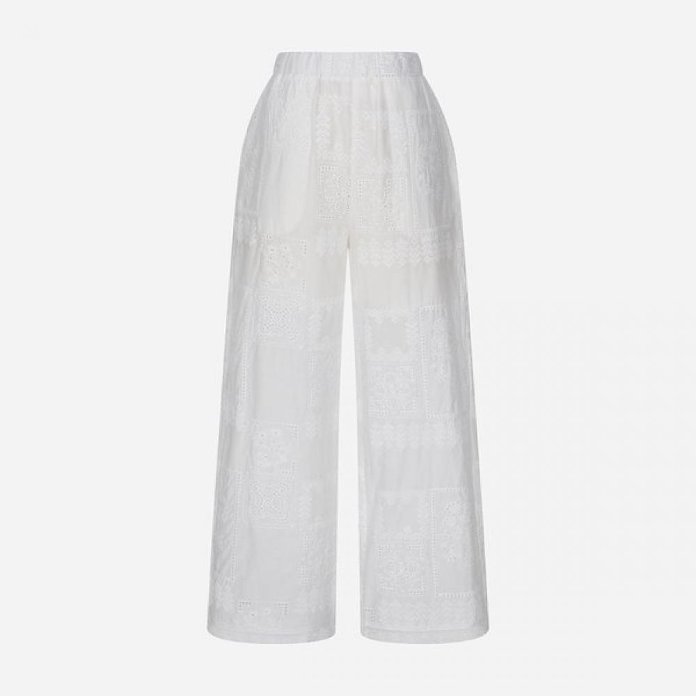 Thursday Island Women Eyelet Embroidered Banding Pants T264mpt249w