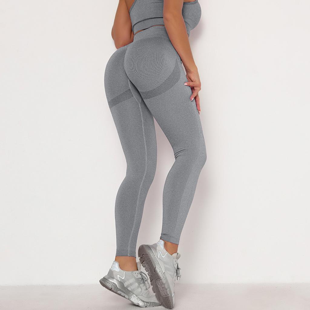 Леггинсы для тренировок для женщин, бесшовные леггинсы Gym Scrunch Butt Lifting