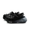 Crocs Classic Crush Clog Clogs Unisex Black Silver