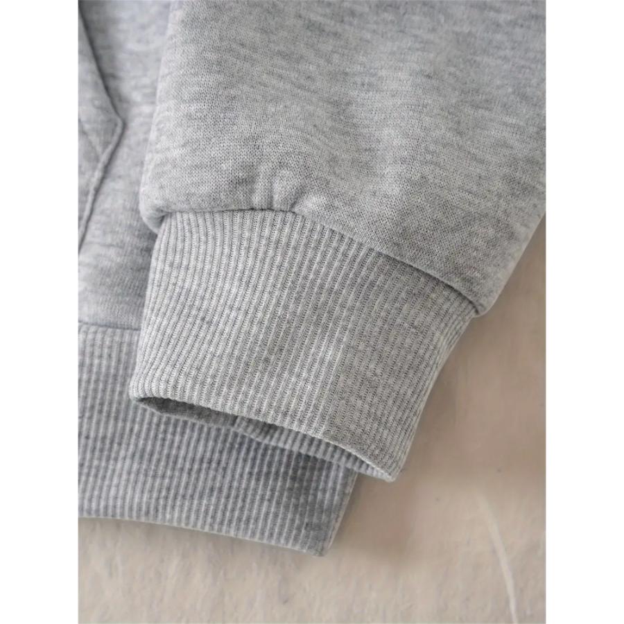 Warm Polyester Hooded Jacket for Women Casual Elastic Waistband Thermal Insulation Fall Winter Outerwear