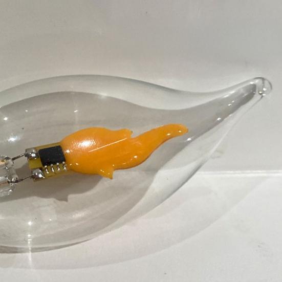 Светодиодная лампа-пламя Yousheng E27, мерцающая лампа-пламя, реалистичная лампа с эффектом огня для внутреннего и наружного Хэллоуина, рождественского украшения