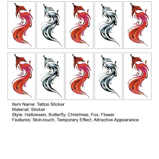 10Pcs Fake Body Tattoo Beautiful Waterproof Creative Adorable Lovely Body Art 3D Effect Cute Butterfly Tattoo Stickers for Christmas