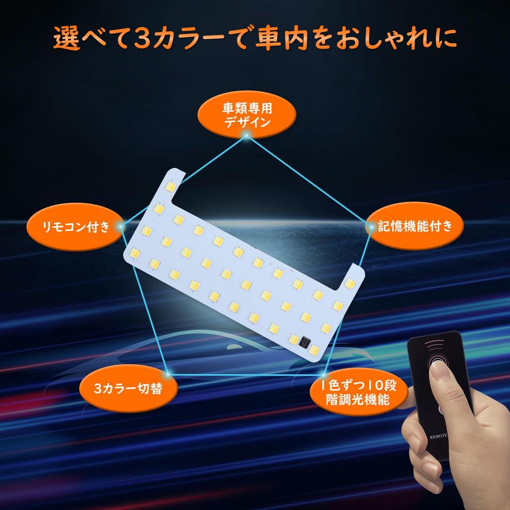 Zealsun LED Room Lamp Set for Toyota Voxy 80 Series Specific Interior Lighting for 80 Series Custom Interior Parts LED Bulb Set with Dimming and