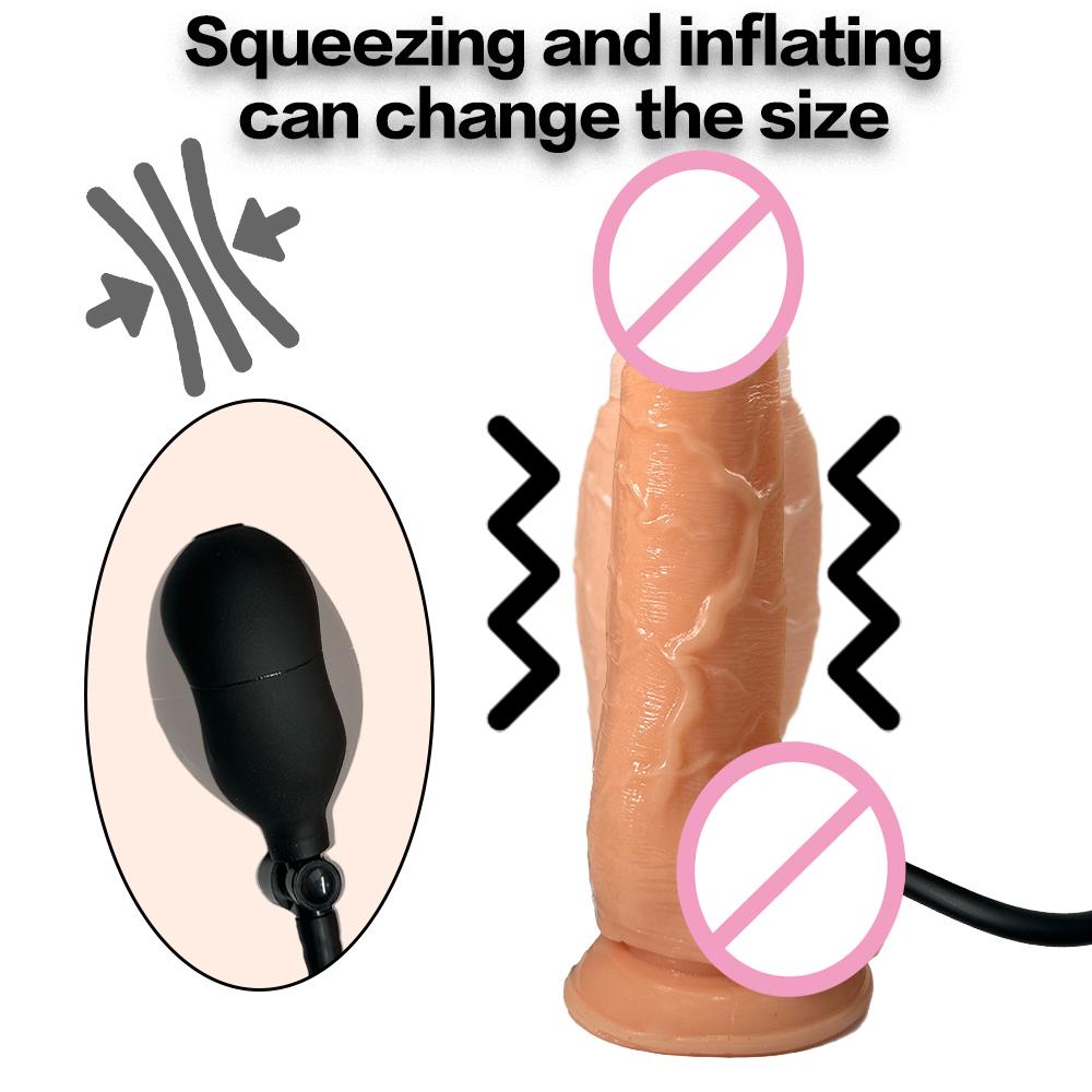Реалистичный надувной дилдо для женщин - Мягкая мясистая текстура Игрушка для взрослых для удовольствия"
