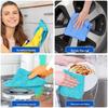 Многофункциональная салфетка из микрофибры для мытья кухни и автомобиля - впитывающая, плотная, безворсовая