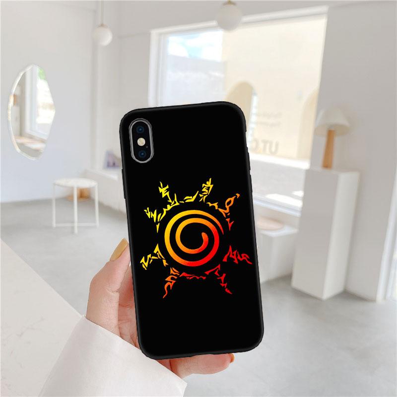 LO69 Naruto LOGO Soft Shell Phone Case for iPhone SE X XS XR 11 16E 17 Pro Max Air 8 7 6 6s Plus