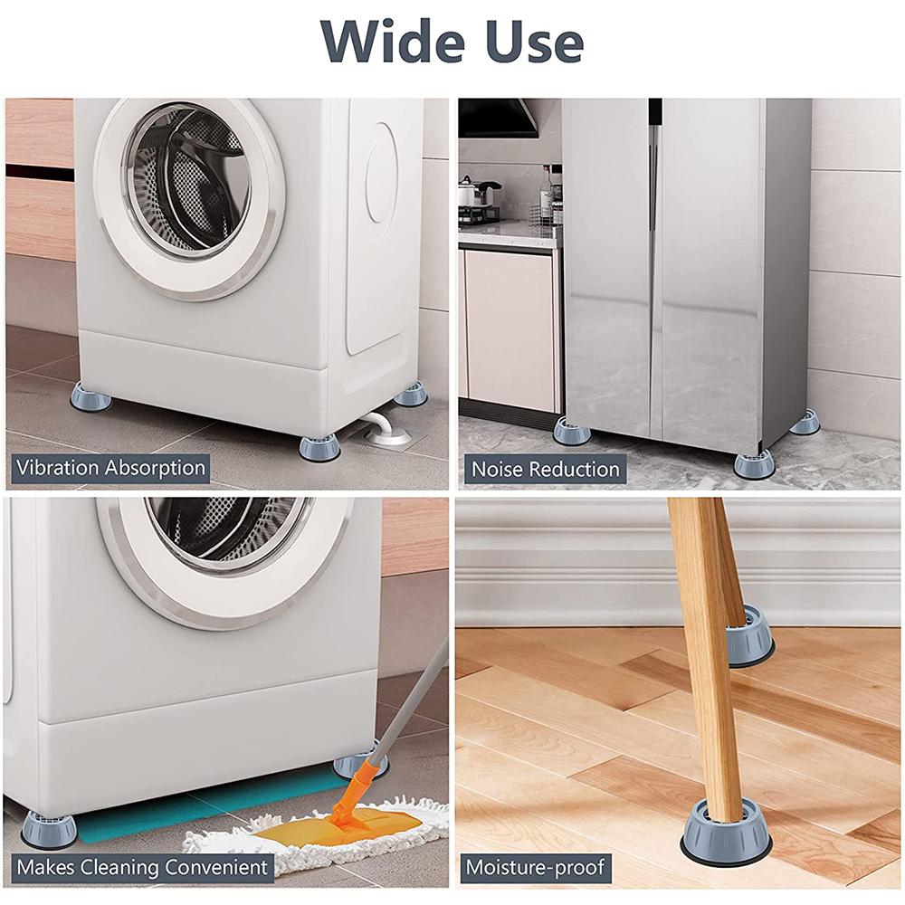 4 шт. опорные подкладки для стиральных машин антивибрационные стопорные подкладки для ног