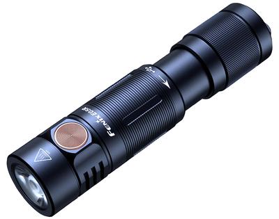 FENIX E05R Светодиодный Мини-брелок USB Максимум 400 Всего 68 мм Фонарик, Перезаряжаемый, Люмены, Черный, Длина