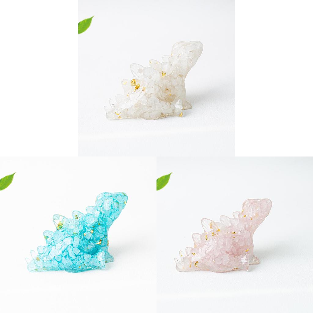 Trex Resin Art Decor With Crystal Resin For Modern Desk Ornament Gift For Friends And Family