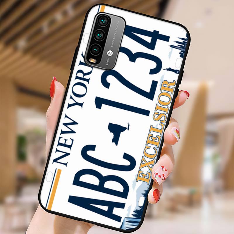 Роскошный чехол для телефона с номером штата Нью-Йорк для Xiaomi9 10 11PRO LITE Redmi NOTE7 8 9 10A PRO K40 Poco3