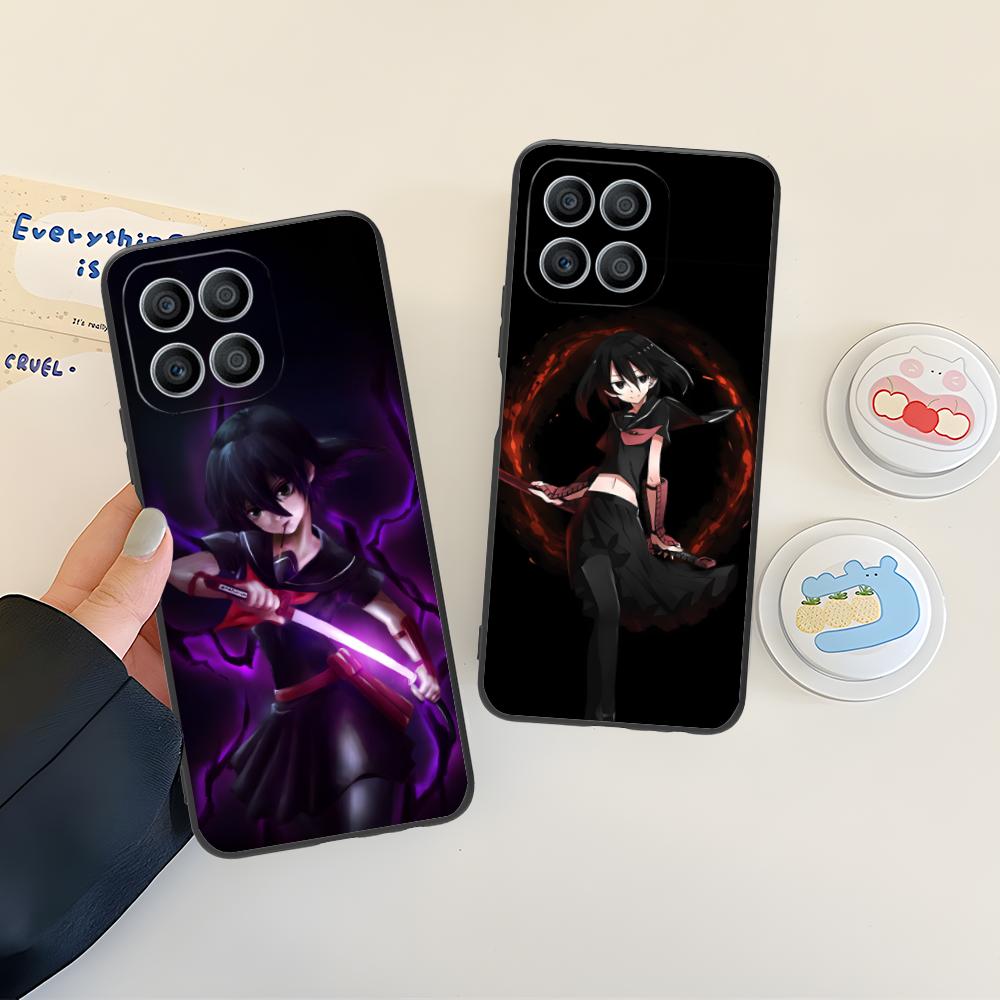 Матовый чехол из ТПУ Akame Kurome для мобильного телефона Honor 90 80 70 60 50 30 20 10 9 8 7 Pro S SE Lite 5G, цветная печать