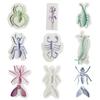 Flexible Silicone Insect Mold Set Halloween Party Supplies Crafting Tools Lightweight Reusable Ornament Mould