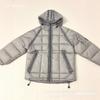 Men Women Winter Thick Cotton Puffer Jacket Hooded Oversized Casual Warm Coat Outdoor Fall