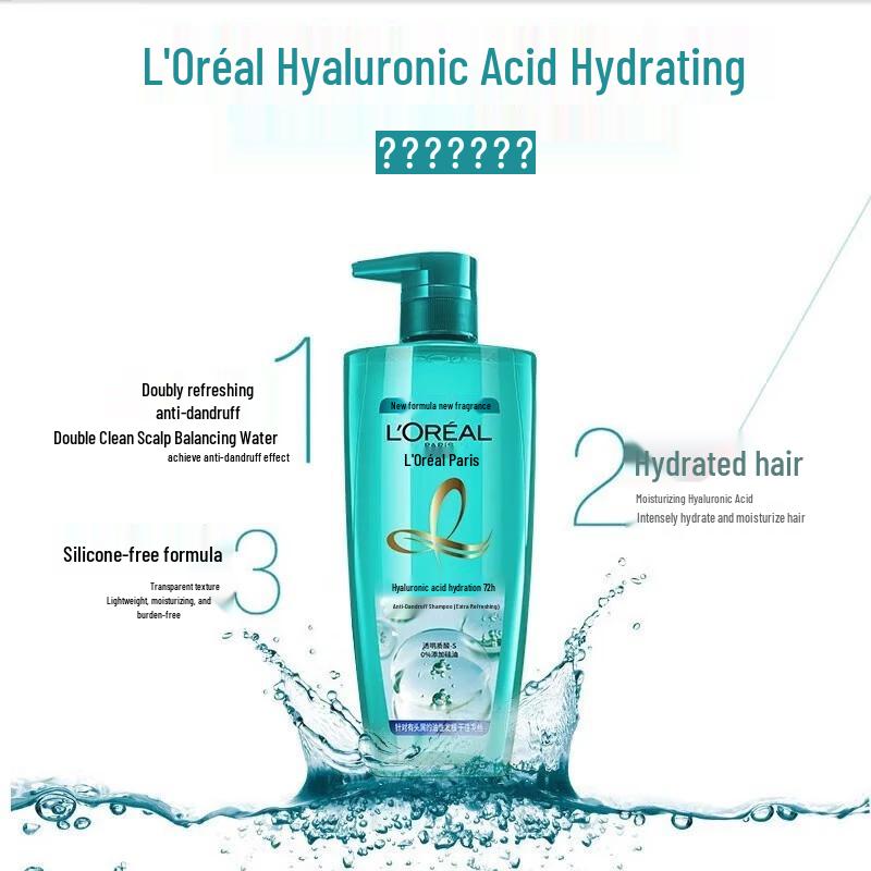 L'Oréal Увлажняющий шампунь против перхоти с гиалуроновой кислотой