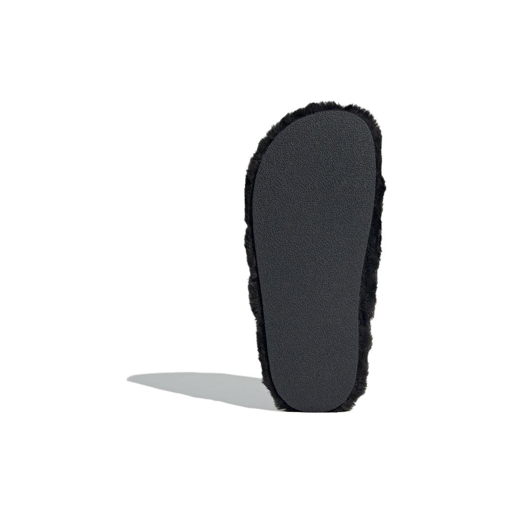 Adidas Оригинальные Adilette Series Толстая подошва Уличные Цельные Удобные Универсальные Резиновая подошва Массажные Шлепанцы Женские сандалии Черный IF3964