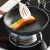 SUPOR Non-Stick Frying Pan, Steak Pan, Medical Stone Color Stir-Fry Pan, Pancake Griddle, Compatible with Induction Cooker And Gas Stoves, 28cm
