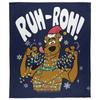 Scooby Doo Ruh Roh! Christmas Lights Blanket