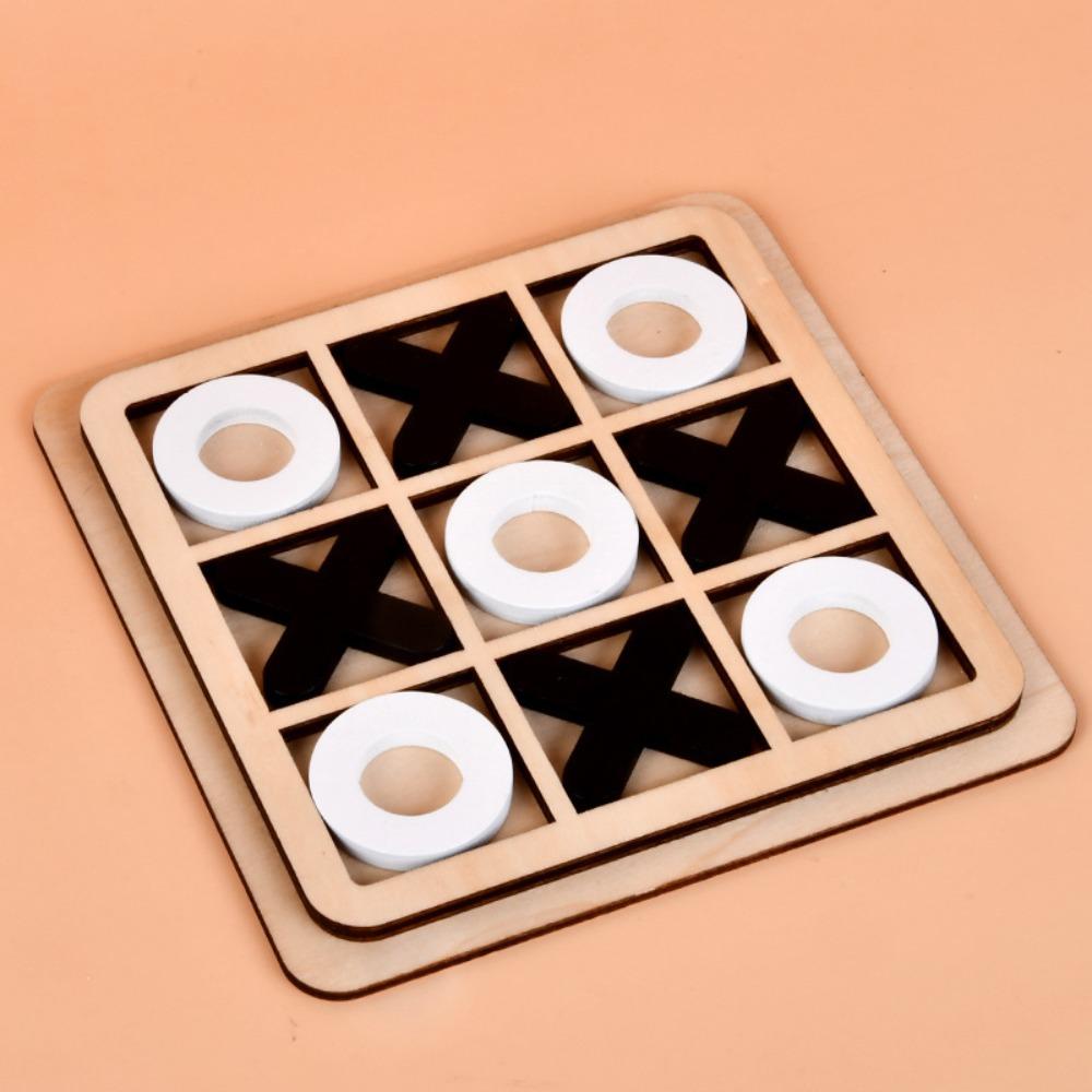 Parent-Child Toys XO Chess Game Interest Chess Board Game Puzzle Table Game Tic Tac Toe Game