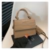 Stone Texture Small Square Bag With Mobile Pocket For Casual Fashion Ladies