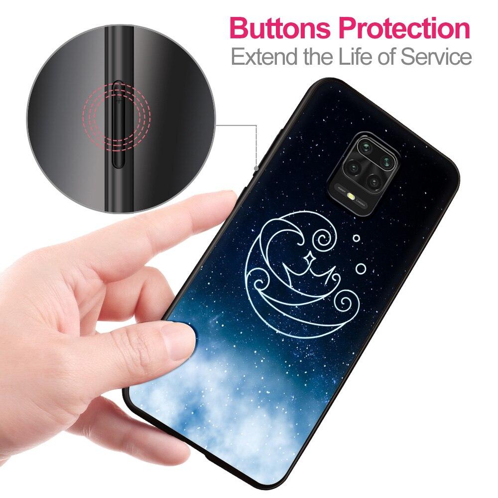 Аниме genshin Impact Constellation eula для Xiaomi Redmi Note 9S 9 8 7 10 Pro 8T 9C 9A 8A K40 Мягкий чехол для телефона из ТПУ черный чехол