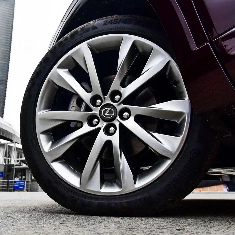 4pcs 56mm Car Wheel Center Hub Cap Stickers Styling For Lexus FSPORT LBX NX RX 350h 450h ES UX 300e GS GX IS LS LX CT LC IJPRT1