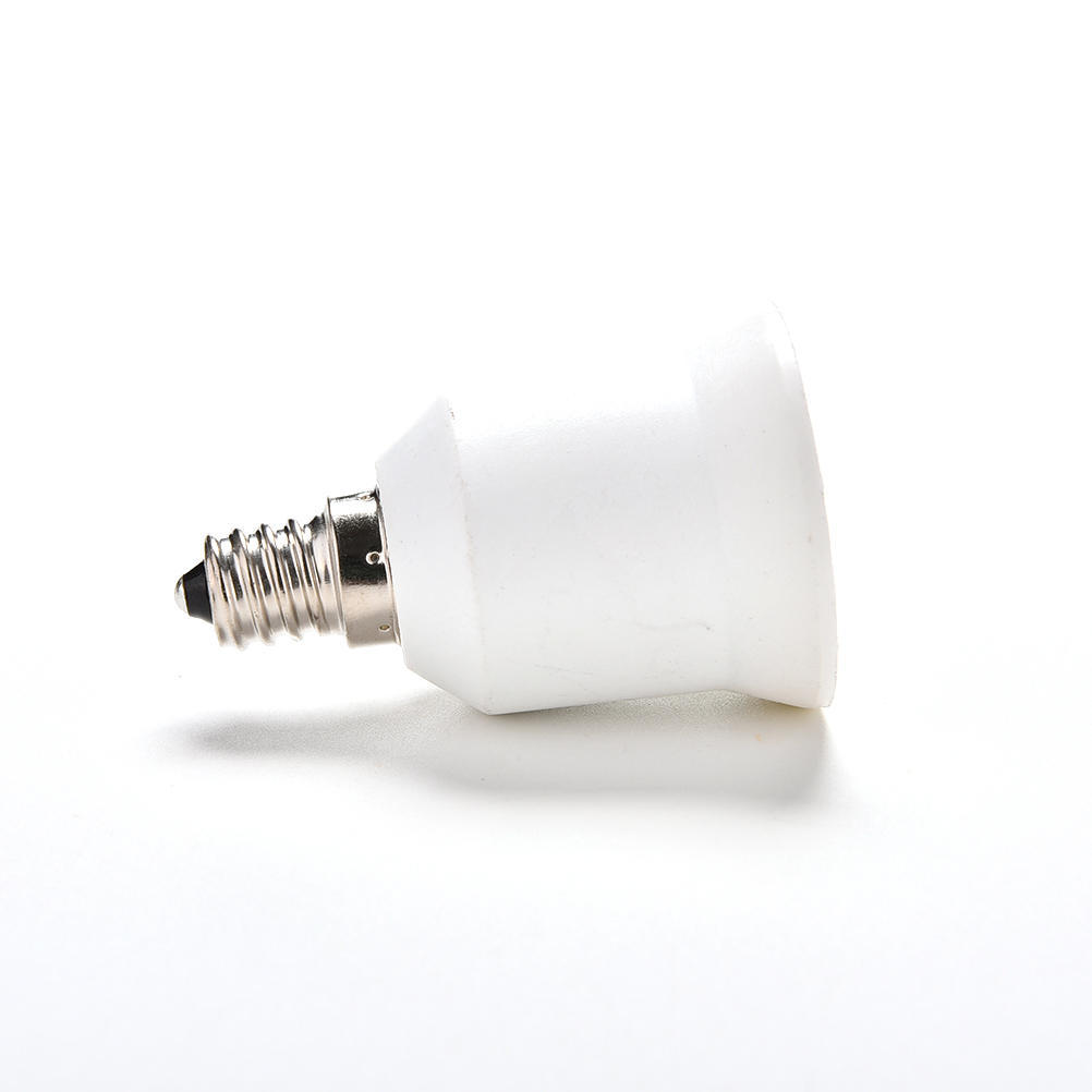 1X E12 в E26/E27 патрон для лампочек конвертер цоколь канделябр белый