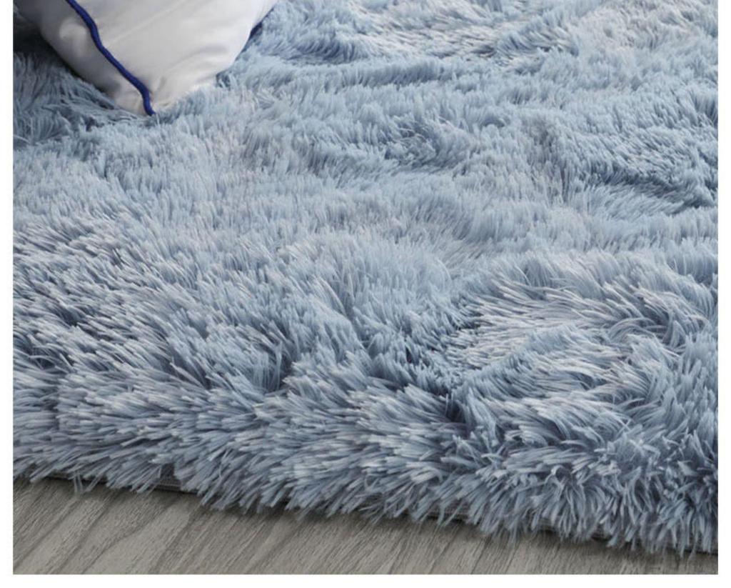 Модный плюшевый ковер для спальни и прикроватный коврик для девочек