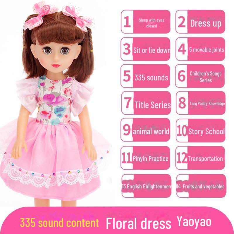 Интерактивная умная кукла-принцесса подарочный набор для девочек