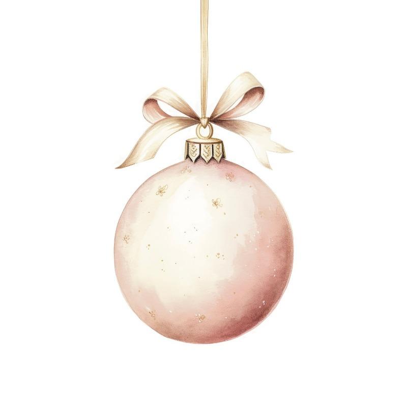 Winter Village Christmas Ornament Snowflake Posters and Prints Canvas Printing Retro Wall Art Picture for Living Room Home Decor