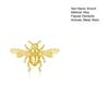 Винтажная брошь в виде пчелы, роскошная однотонная одежда, пальто, сумка, шарф, деловой костюм